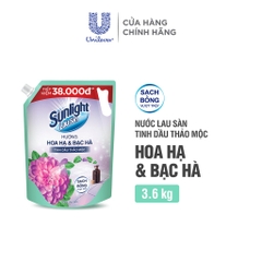 Sunlight Nước Lau Sàn Tinh Dầu Thảo Mộc - Túi 3.6 Kg