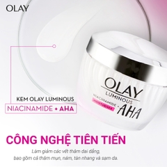 OLAY Luminous Kem Dưỡng Da Serum Niacinamide, Niacinamide + AHA Dưỡng Trắng Da Ngừa Thâm Nám 30g/50g