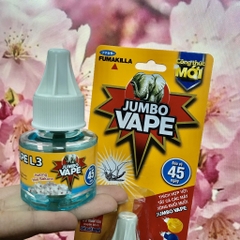 Máy xông đuổi muỗi và lọ tinh dầu Jumbo Vape - công nghệ Nhật Bản
