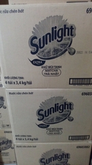 Sunlight Nước Rửa Chén Khử Mùi Tanh Matcha Trà Nhật túi 3.3 kg
