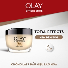 OLAY TOTAL EFFECTS 7 In 1 Kem Dưỡng Ẩm Phục Hồi & Làm Chậm 7 Dấu Hiệu Lão Hóa 50G