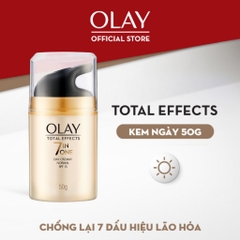 OLAY TOTAL EFFECTS 7 In 1 Kem Dưỡng Ẩm Phục Hồi & Làm Chậm 7 Dấu Hiệu Lão Hóa 50G