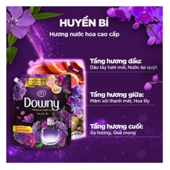 Downy Nước Xả Vải Hương Nước Hoa Đam Mê, Huyền Bí Túi-3L