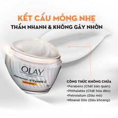 Olay Luminous Kem Dưỡng Da Super Serum Niacinamide, Niacinamide+Vitamin C 30g/50g