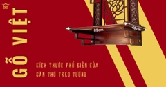 Kích Thước Bàn Thờ Treo Tường Được Sử Dụng Nhiều Nhất Hiện Nay – Hợp Phong Thủy, Đẹp Không Gian