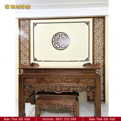 Bàn Thờ Đứng Gỗ Sồi Truyền Thống 153x69x127 GV-TD032