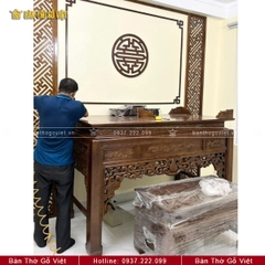 Bàn Thờ Đứng Gỗ Sồi Truyền Thống 153x69x127 GV-TD032