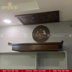 Bàn Thờ Treo Tường Gỗ Hương Cao Cấp GV-TR111
