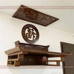 Bàn Thờ Treo Tường Chân Thang Đẹp GV-TR101