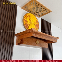Bàn Thờ Treo Tường Gỗ Hương Tài Vượng GV-TR005