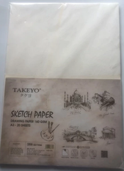 Giấy Vẽ A3 TAKEYO 20 Tờ - Định Lượng 160gsm TMG-8735