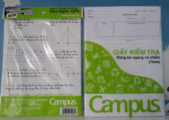 TPBS70G Giấy kiểm tra campus cấp 2 có chấm xanh lá