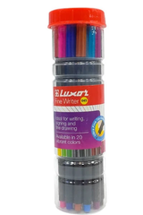 Hộp Bút Dạ Kim Luxor 20 Màu 0.45mm 15300