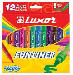 Bút Lông 12 Màu Luxor 6107/12BX