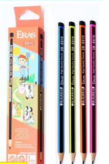 Hộp 12 Bút Chì Gỗ 2B Eras E610 Tam Giác, Viết chì 2B