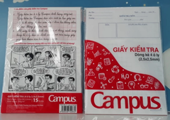 TPBF100G Giấy kiểm tra Campus cấp 1 đỏ ĐL100
