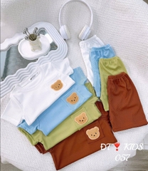 Bộ cộc túi gấu Chau kids 4 màu TỒN