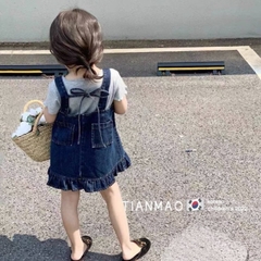 Bộ cộc yếm jeans HB TỒN