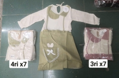 Yếm Minky 2 màu