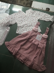 Bộ áo hoa yếm 3 màu TỒN