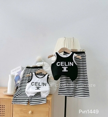 Bộ sọc ngang Celin 2 màu r7 TỒN