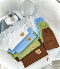 Bộ cộc túi gấu Chau kids 4 màu TỒN
