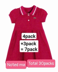 Váy đỏ đô Lacoste Nakid