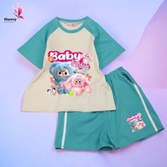 Bộ đồ ngủ pijama tay ngắnchất cotton mát lạnh đủ size Từ 10kg Đến 55kg - shopThaoanh kids