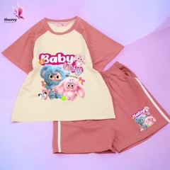 Bộ đồ ngủ pijama tay ngắnchất cotton mát lạnh đủ size Từ 10kg Đến 55kg - shopThaoanh kids