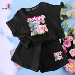 Bộ đồ ngủ pijama tay ngắnchất cotton mát lạnh đủ size Từ 10kg Đến 55kg - shopThaoanh kids