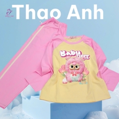 Bộ đồ ngủ pijama tay dài chất cotton mát lạnh đủ size Từ 10kg Đến 55kg - shopThaoanh kids