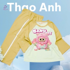 Bộ đồ ngủ pijama tay dài chất cotton mát lạnh đủ size Từ 10kg Đến 55kg - shopThaoanh kids