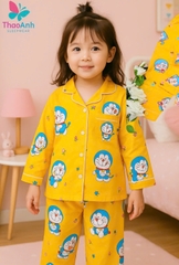 Bộ Pijama lụa 3D bé gái bận siêu mát - Đủ size