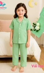 Pijama bé gái mặc nhà siêu thoáng mát | Đồ Bộ Trẻ Dễ Thương