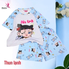 Bộ đồ ngủ pijama tay ngắnchất thunmát lạnh đủ size Từ 10kg Đến 55kg - shopThaoanh kids