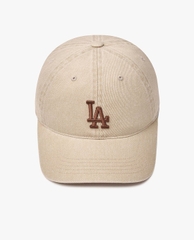 Mũ MLB Jeans Logo Thêu Màu