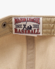 Mũ MLB Jeans Logo Thêu Màu