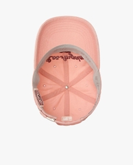 Mũ MLB Jeans Chữ Thêu - Hồng