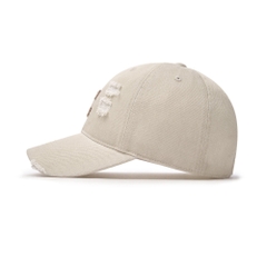 Mũ MLB Jeans Logo Thêu - Trắng