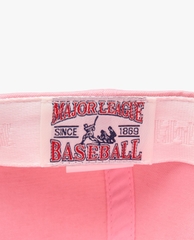 Mũ MLB Chữ Thêu - Hồng