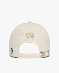 Mũ MLB Chữ Thêu - Trắng