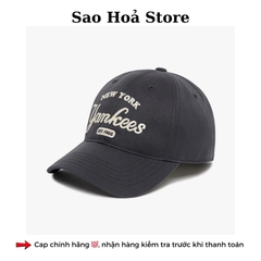 Mũ MLB Chữ Thêu - Xám
