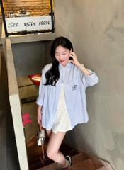 Sơ Mi Sọc Xanh