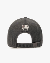 Mũ MLB Jeans Chữ Thêu - Xám