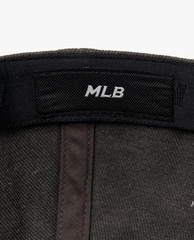 Mũ MLB Jeans Chữ Thêu - Xám