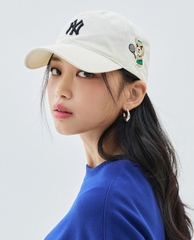 Mũ MLB Gấu - Trắng