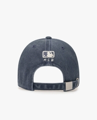 Mũ MLB Jeans Chữ Thêu - Xanh Dương