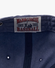 Mũ MLB Jeans Logo Thêu Màu - Xanh Dương