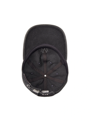 Mũ MLB Jeans Logo Thêu Màu - Đen