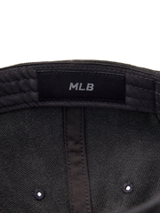 Mũ MLB Jeans Logo Thêu Màu - Đen